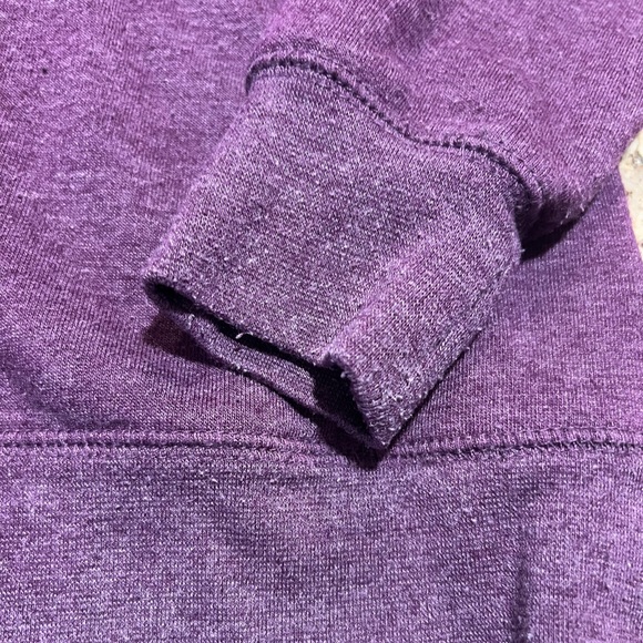 Women’s Purple North Face hoodie - M - Picture 4 of 5